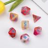 7Pcs/Set Polyhedral Dice Set Game Dice For Trpg Dnd Accessories Polyhedral Dice For Board Card Game Math Games
