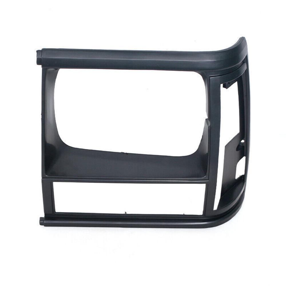 2KS Černý rámeček světlometu pro Jeep Cherokee Comanche Pickup Truck 1991-1996