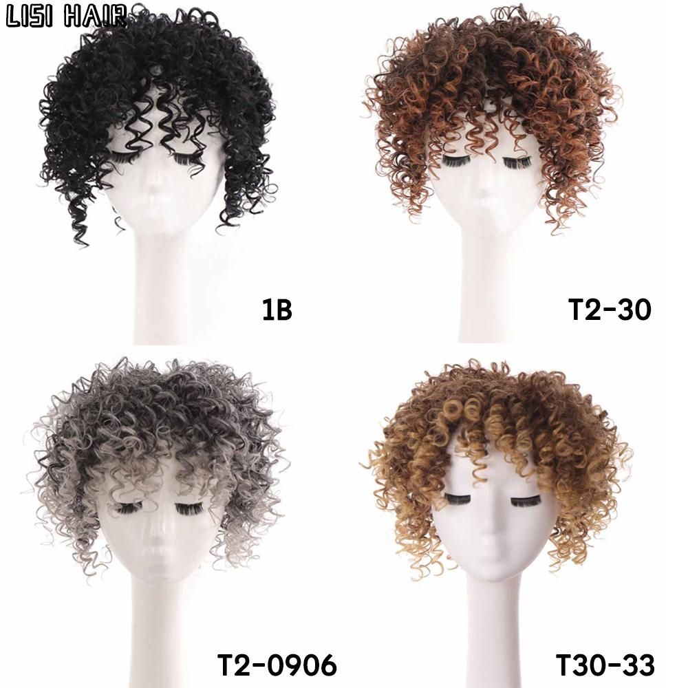 Perruque Courte Bouclée Unisexe - Couleur Café, Synthétique, Style Naturel - Pour Cosplay, Déguisement Ou Look Quotidien