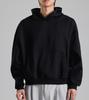 Minimal Fleece Hoodie (Black)