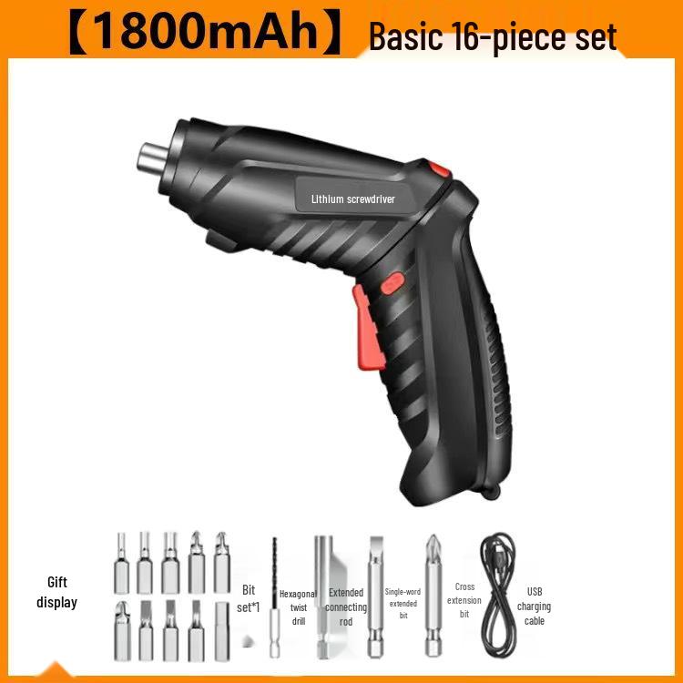 Rechargeable 4.2V Mini Electric Screwdriver & Drill Set