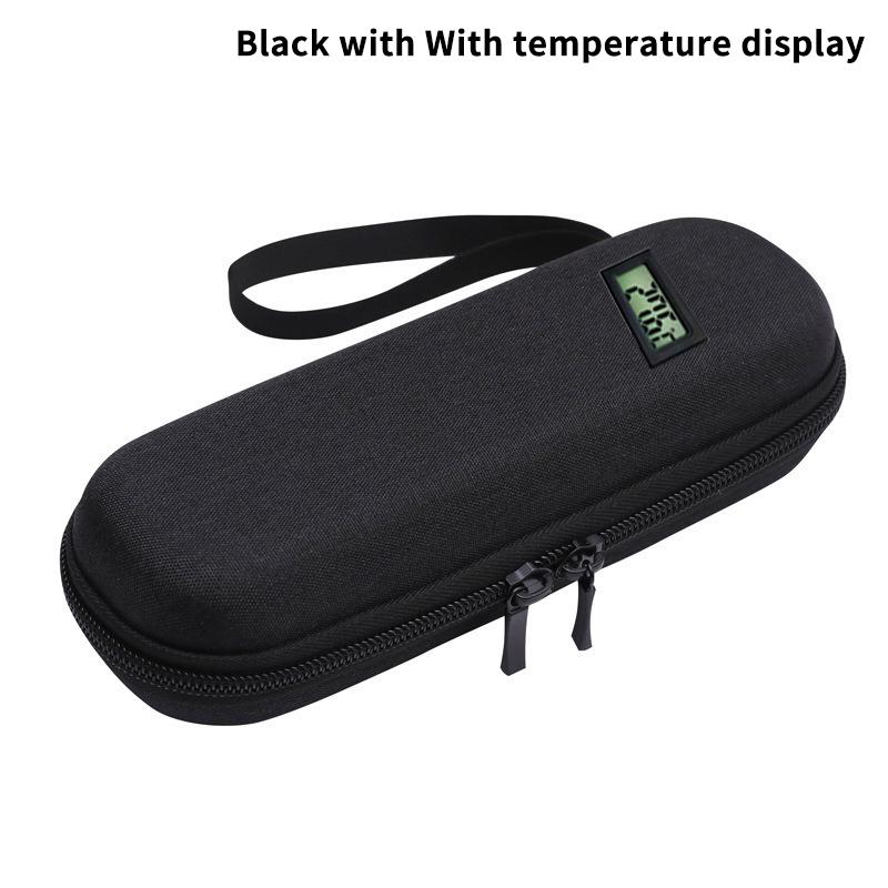 Insulin Cooler Travel Case Waterproof Insulin Cooling Bag With Thermometer Display Medicine Organizer Bag For Diabetics