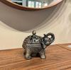 Feyarl Incense Burner, Incense Holder, Incense Holder, Alloy, Interior Ornament, Elephant Shape