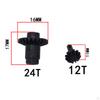 24T 12T Gears Set Front & Rear Drive Shaft for 1:24 RC Crawler Car Replaces