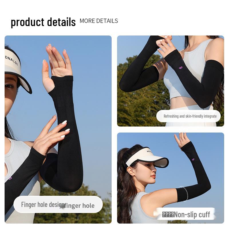 Ice Silk UV Protection Sleeves for Cycling - Breathable Sun-Guard for Men & Women