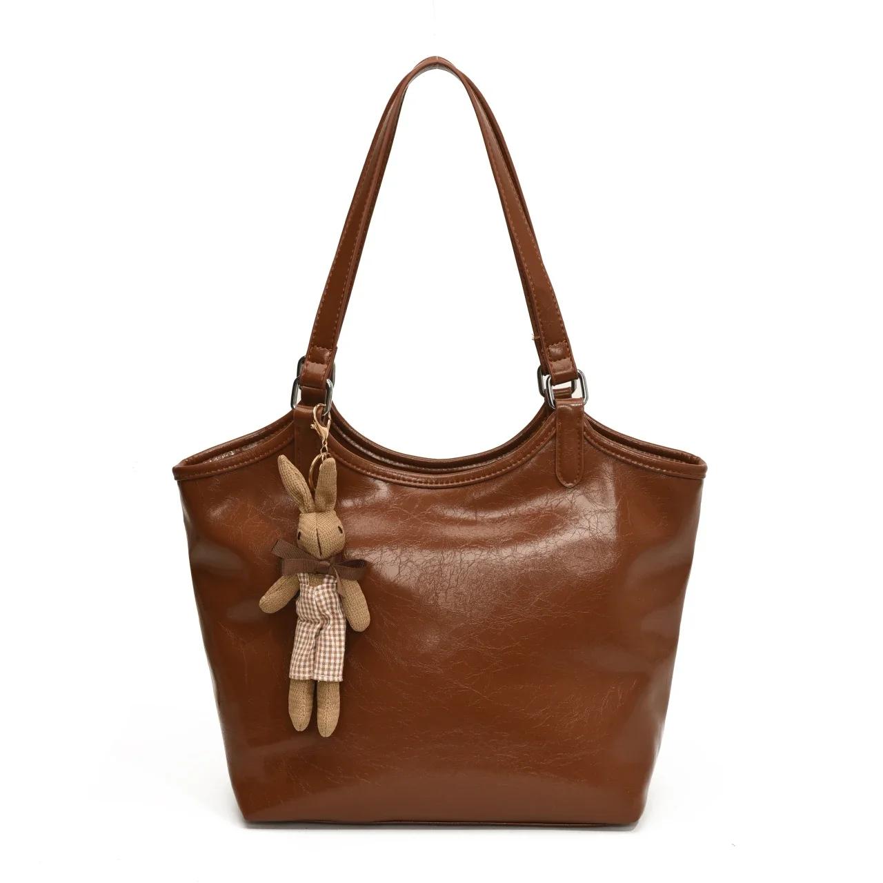 

Большая вместительная сумка для студентов и женщин, новая ретро современная простая сумка