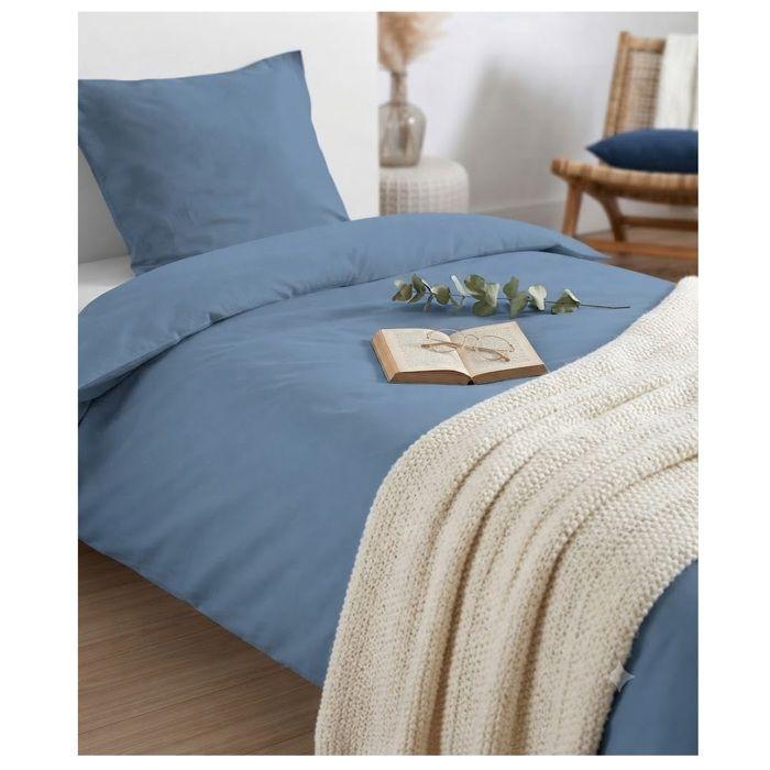 Bedding Set 140 X 200 Cm Blue Cocoon