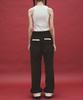 COCANCL Ccl Frilly Corduroy Pants/Brown
