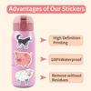 10 30 50Pcs Watercolor Farm Animals Stickers For Suitcase Skateboard Laptop Luggage Phone Car Styling Diy Decal Pegatinas