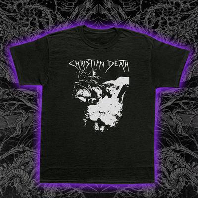 T-shirt Christian Death Deathrock Goth Rock Post-Punk LA Maglietta Band Cult S-5XL