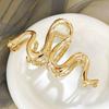1Pcs Fashion Simple Snake Shaped Wave Metal Hair Claws For Women Girls Party Hair Accessories