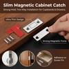 Magnetic Door Catch for Wardrobe Cabinet Self Adhesive Strong Magnetic Strip Invisible Sliding Door Magnet