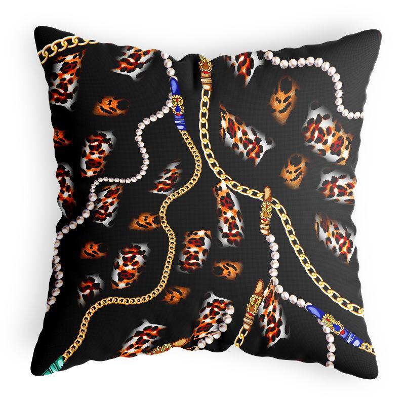 Throw Pillowcase Polyester Linen Satin Satin Home Style Cushion Cover Car Backrest Pillowcase Sofa