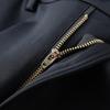Dibenze Men's Plus Size Elastic Business Casual Straight Leg Trousers