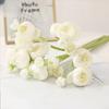 24 teste di fiori di camelia artificiale peonia rosa bouquet sposa fiore per la decorazione della casa dell'ufficio della festa nuziale