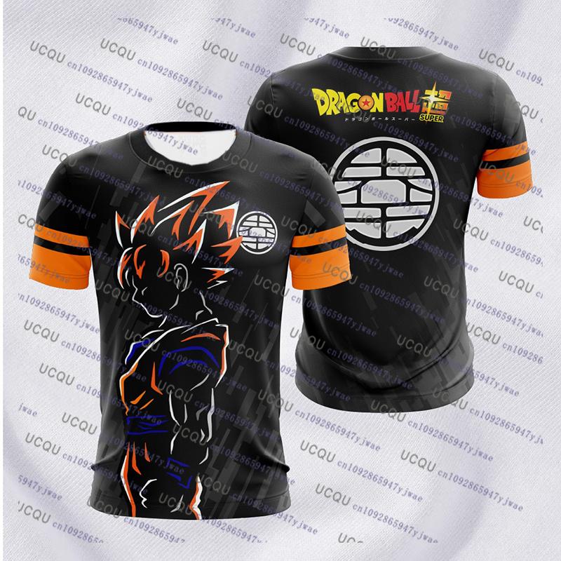 

2026Японский Аниме Футбольная Майка Dragon Ball МужскаяЖенская Оверсайз Футболка Летняя Спортивная Дышащая Оверсайз Косплей Футболка XXS