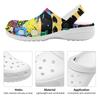 Breathable EVA Clogs Women Men Color Printed Lightweight Slip On Garden Shoes Beach Pool Home Bathroom Sandals Beach Pool Wear