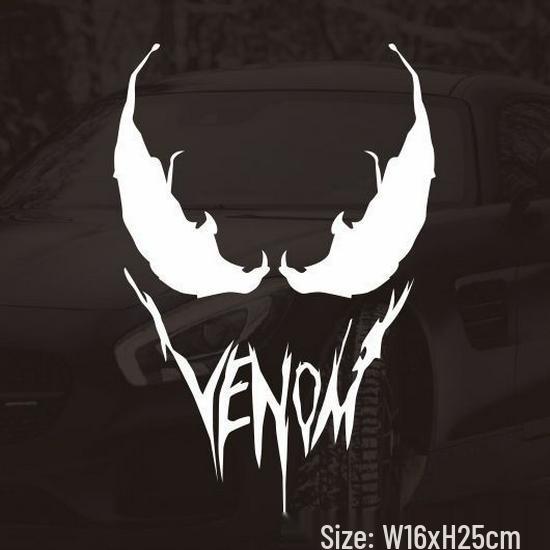 Reflektierender Iron Man Auto- & Motorrad-Windschutzscheibenaufkleber