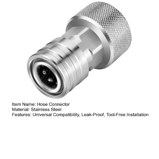 Garden Hose Connector Garden Hose to Mini Power Washer Adapter 3/4 GHT to 1/4 Inch Pressure Washer Attachment for Car Washing