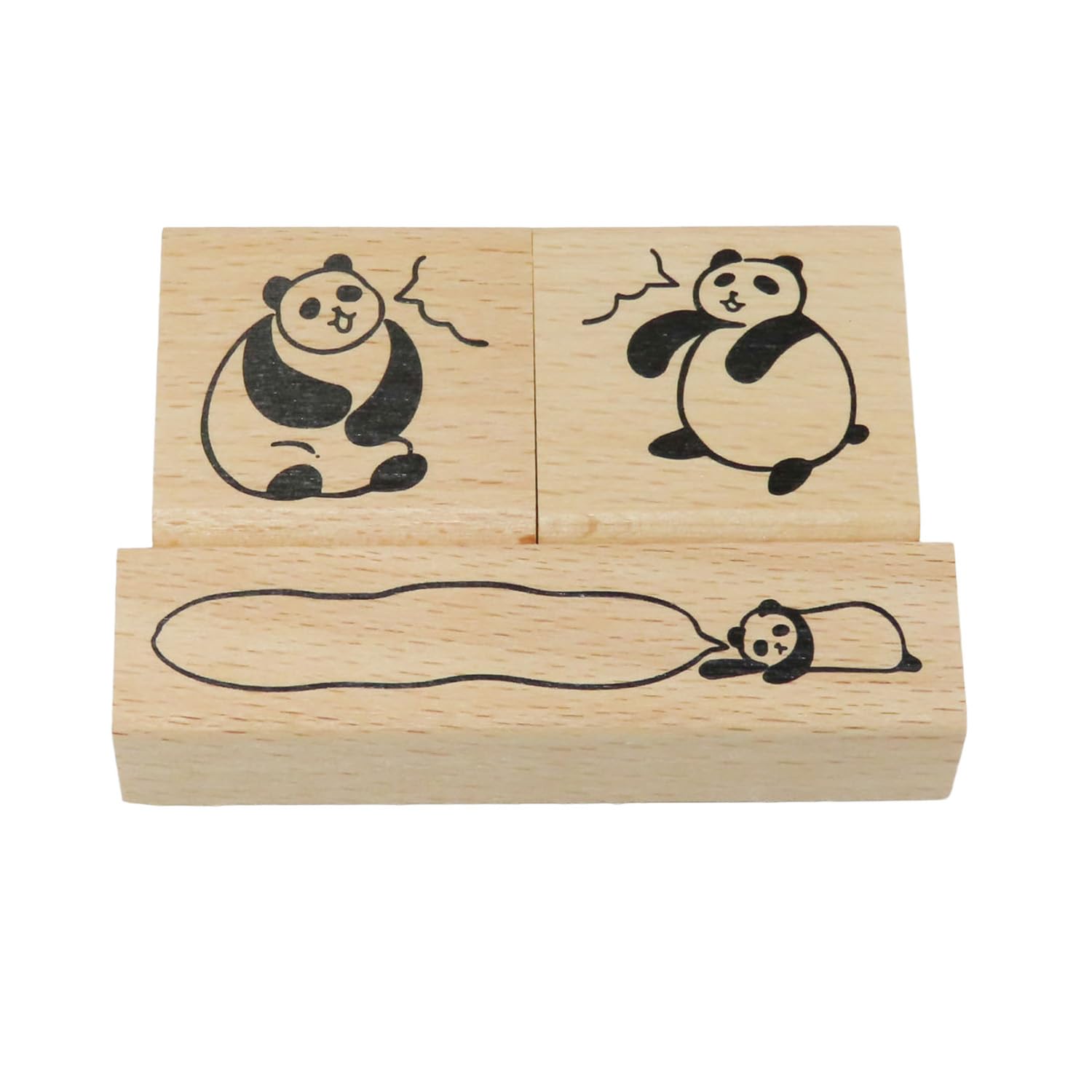 

Taiyo Tomar Panda Rubber Stamps (3-Pack) RT-panda-S08
