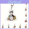 Stylish Demon Slayer Christmas Keychain Featuring Tanjirou Nezuko Zenitsu Giyuu Design