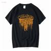 New Popular Weedeater Band Black T Shirt Cotton Full Size BK130 Vintage Washed Streetwear Versatile Unisex Homme Stretched