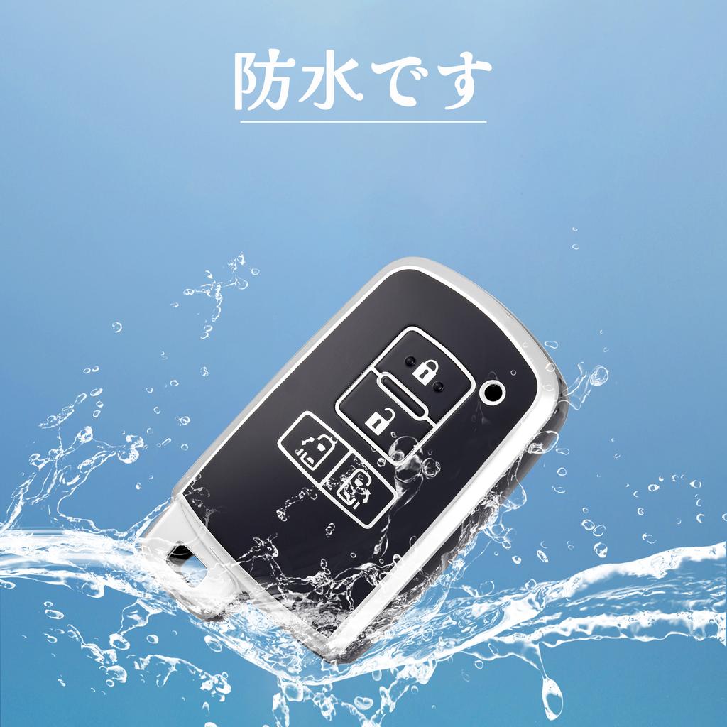 TPU Car Key Cases for Toyota Alpard Vellfire HV Noah Voxy Esquire Sienta 4 Buttons Smart Remote Fobs Protector Cover