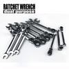 Flex-Head  Key Wrench Set Ratchet Wrenchs Car Repair Tool Universal Wrench Car Repair Tool Set Wrench