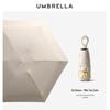 New Macaron Color Five-Fold Ultra-Light Sun Protection Compact Mini Umbrella with Buckle Handle