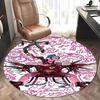 Graffiti Art,Street Style Fashion Chair Mat Round Rug Office Carpet, Non Slip, Suitable for Living Rooms, Bedrooms Decor.1205338a