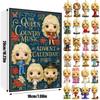 Dolly Parton 24-Day Advent Calendar Blind Box Ornament Christmas Tree Decor Acrylic Collectible Set Adults