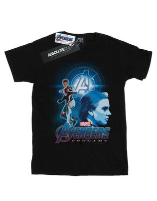 Dívčí tričko Avengers Endgame Black Widow Team Suit Bavlněné tričko
