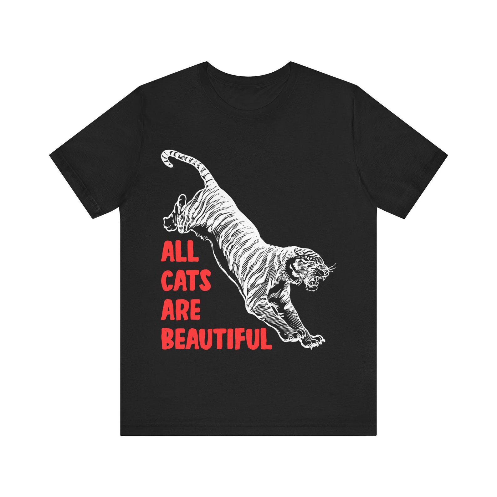 All Cats Are Beautiful | Cute Cat Lovers T shirt | ACAB 2XL