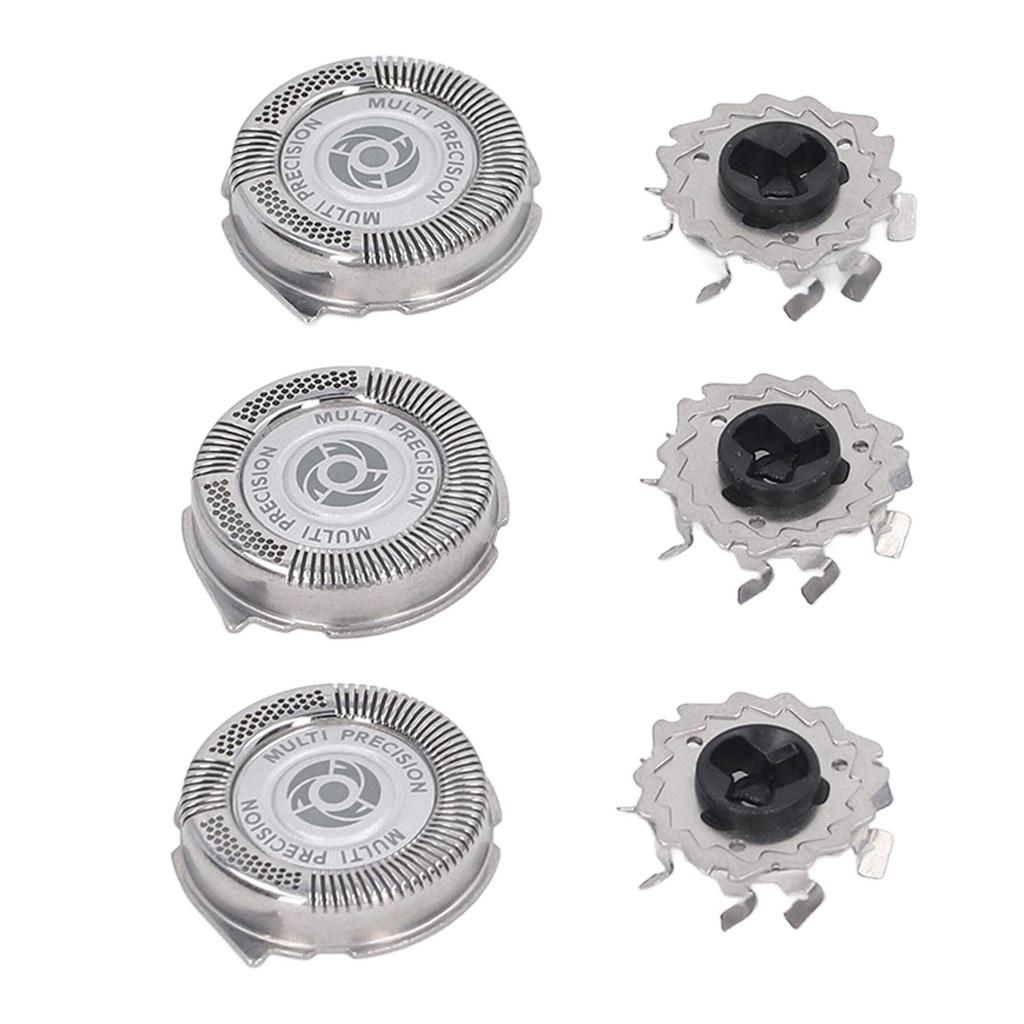 3PCS Beard Cutter Blade Head ABS Stainless Steel Beard Cutter Replacement Head Fit for Norelco SH50 S5080 S5570 S5079