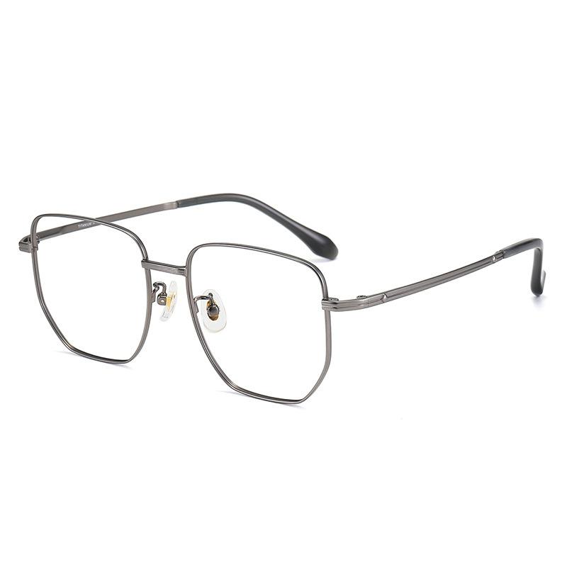 Men Prescription Glasses Optics Lenses Reading Glasses Women Blue Light Blocking Myopia Eyewear Metal Titanium Eyeglasses Frame