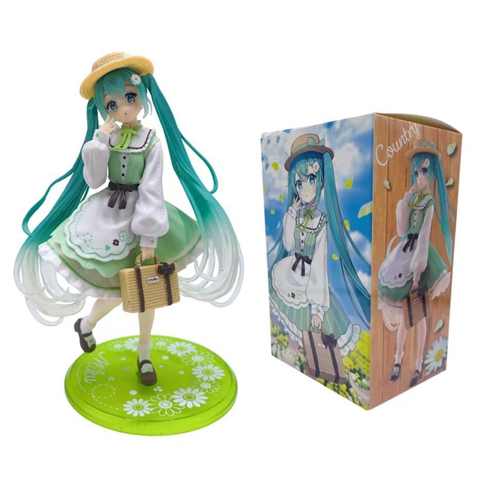 Hatsune Miku In Stock TAiTO Hatsune Miku Fashion Figure Country Ver. PVC 18CM Anime Action Figures Model Collection Toys