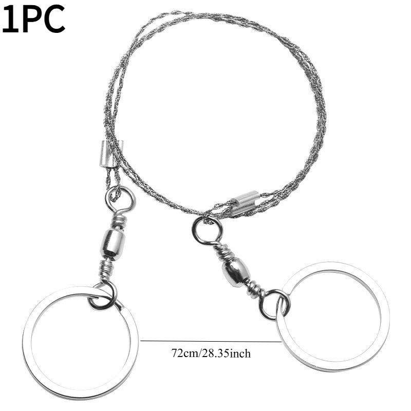 1PC Outdoor Wire Saw Wire Hand Pull Chain Saw, Life Saw Wilderness Survival Equipment Survival Supplies