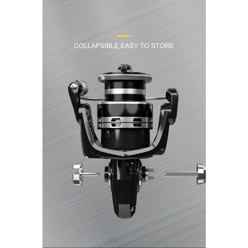 Baitcasting Reel Series 1000-7000 Metal Spinning 5.2:1 High Speed Long Distance Fishing Reel Angler Fishing Tackle Increase The Discharge Cap