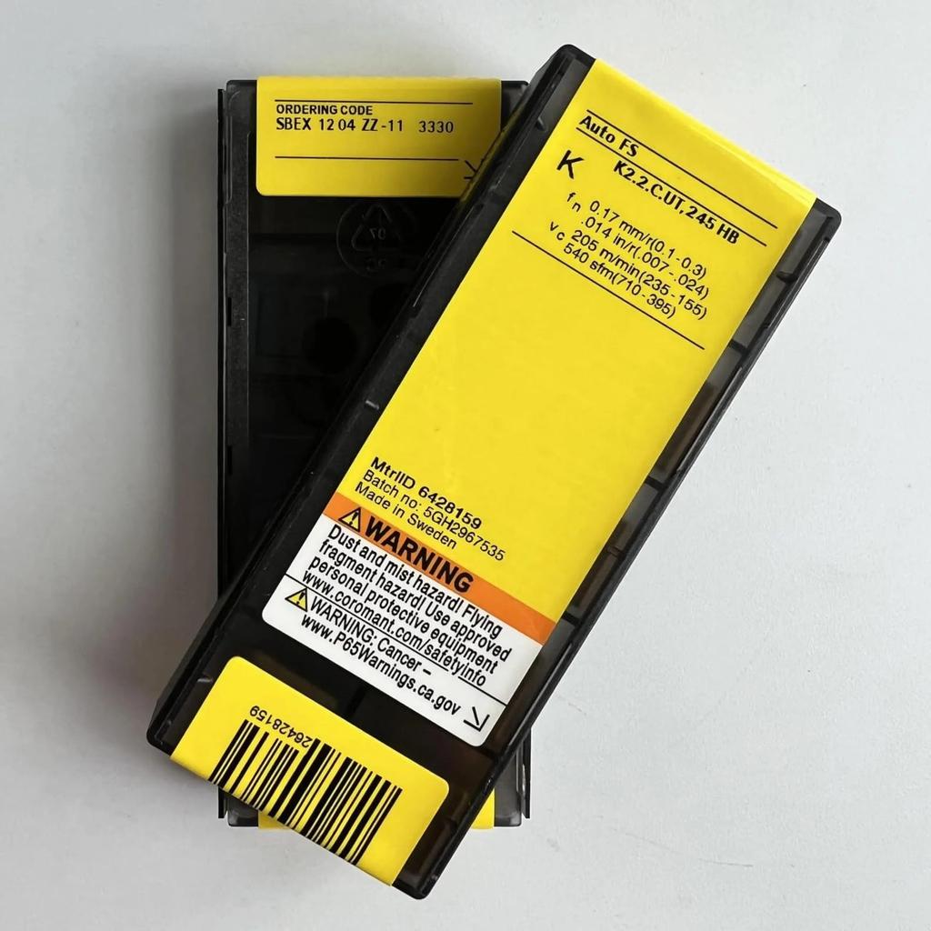 Original Sandvik / SBEX1204ZZ-11 3330 / CNC lathe carbide blade 10 PCS