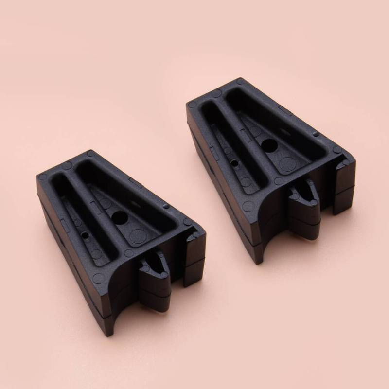 55077387AA 2PCS Grille Bumper Rubber Pad fit for Ram 1500 2500 3500 2002 2003 2004 2005 Black