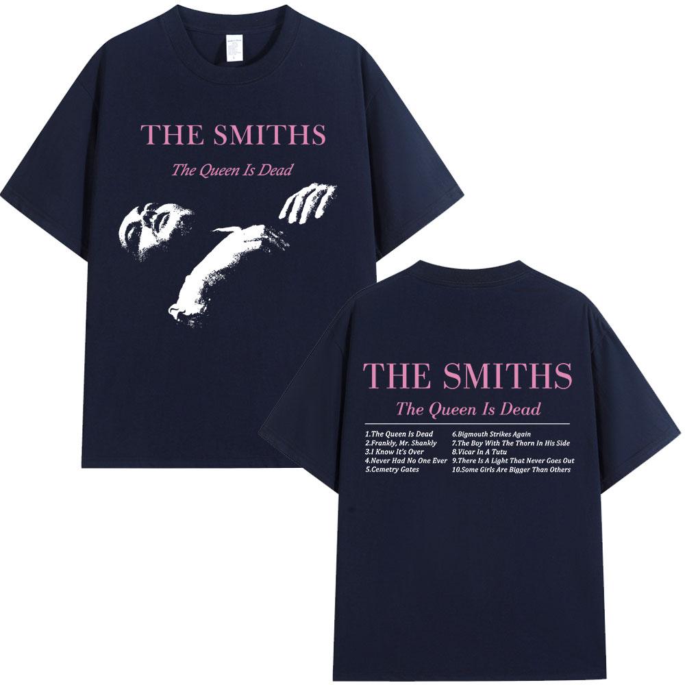 The Smiths The Queen Is Dead T Shirt 1980s Indie Morrissey Oversized Tshirt Vintage Punk Rock Band Tshirts Streetwear Unisex