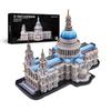 Piececool 3D Famous 3D Assembly No Glue Intermediate Collection Puzzle, Metal, St. Paul's Cathedral, Architecture, Puzzle, Required, Required, 4-Star