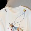 Women's Cartoon Print Short Sleeve T-shirt