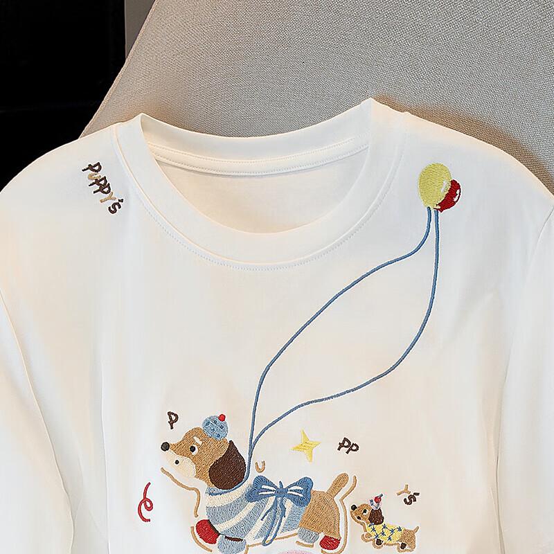 Women's Cartoon Print Short Sleeve T-shirt