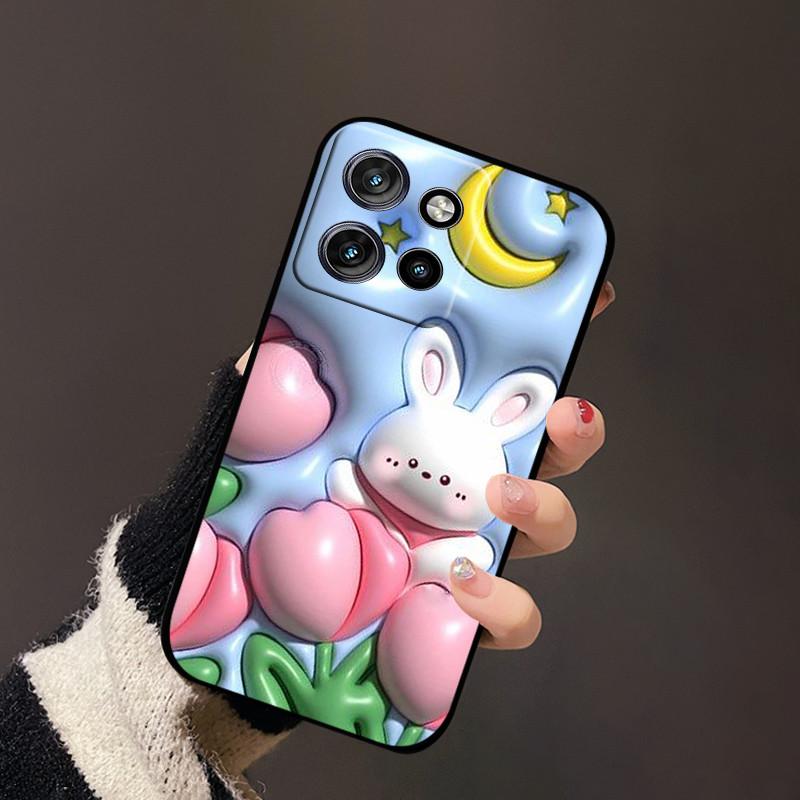 Para Capa Motorola Edge 50 Neo Edge50 Fusion 50S Pro Silicone TPU Macio Capa Traseira de Telefone Para Moto S50 X50 Ultra 5G Fundas de Luxo