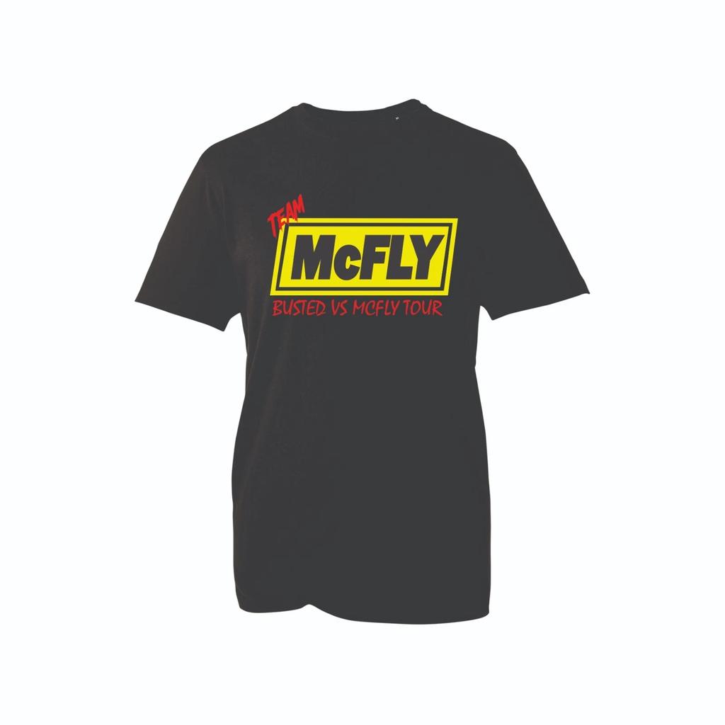Team McFly Busted vs McFly Tour 2025 Rock Band Music Fan Graphic Concert T Shirt
