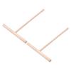 2Pcs Wood Crepe Sticks Spreader Household Pancake Batter Cooking T-Shaped Pastry Tool Accessory Wooden Quality
