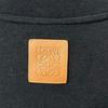 Used LOEWE Long-sleeved cut and sew, black, V-neck, size 36