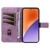 For Xiaomi 15 Case Leather Geometric Line Wallet Phone Cover with Wrist Strap