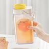 Yousheng 1L Iced Tea Pitcher Cold Brew Coffee Maker BPA-Free Leakproof Water Bottle with Built-in Filter Portable Infuser Jug for Fridge Office
